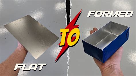 best way to make a sheet metal box|sheet metal box drawing.